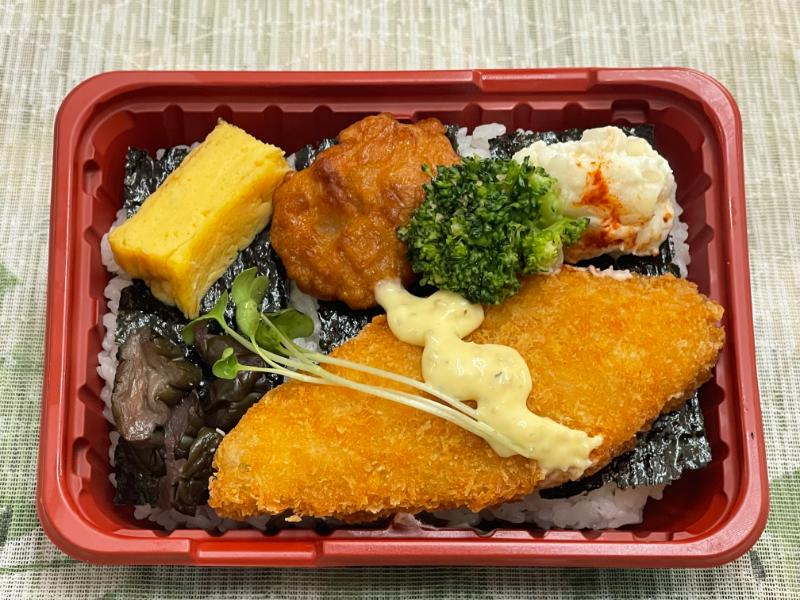 茜　THE　海苔弁　白身フライ