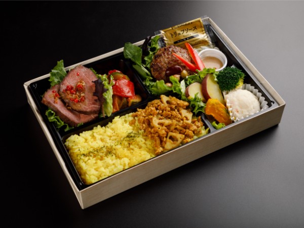 トリュフ醤油で頂く 和牛ハンバーグ＆ローストビーフ B