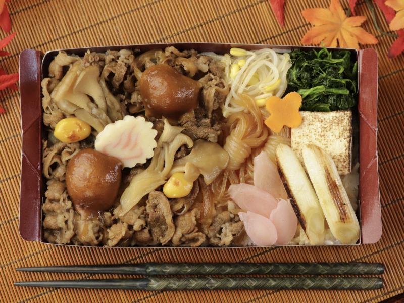 【期間限定】秋きのこのすき焼き重