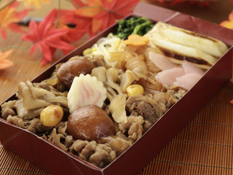 【期間限定】秋きのこのすき焼き重