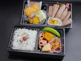 特選黒毛和牛ステーキ二段弁当　桔梗（ききょう）