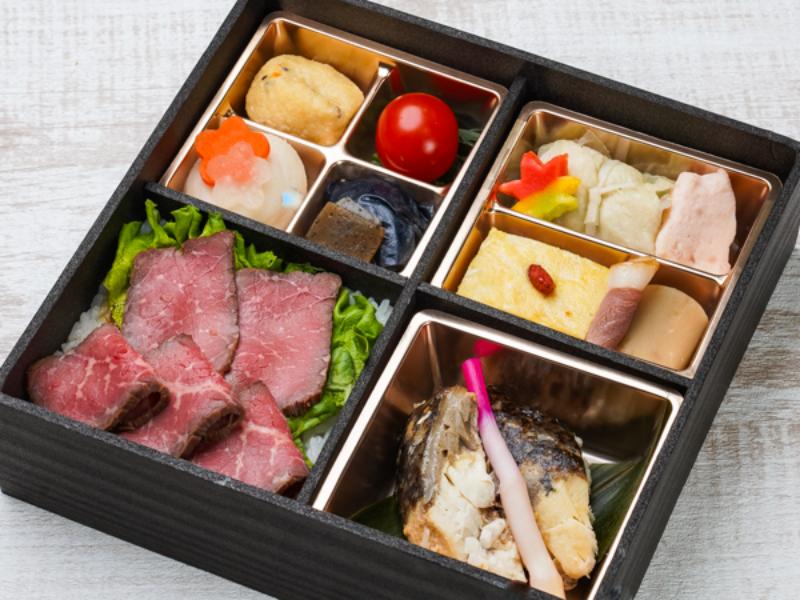 〜銀ひらす西京焼き〜牛ロースト重とこだわり和惣菜 御膳