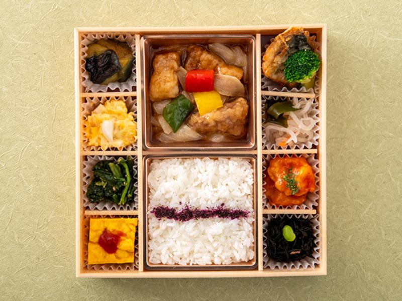 酢豚の彩り和膳