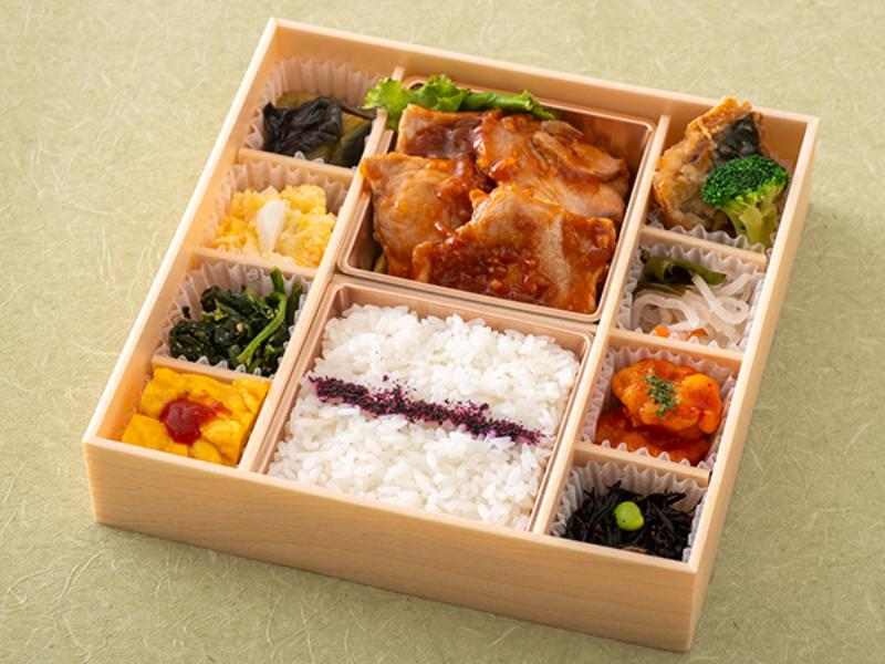 豚ロース生姜焼きの彩り和膳