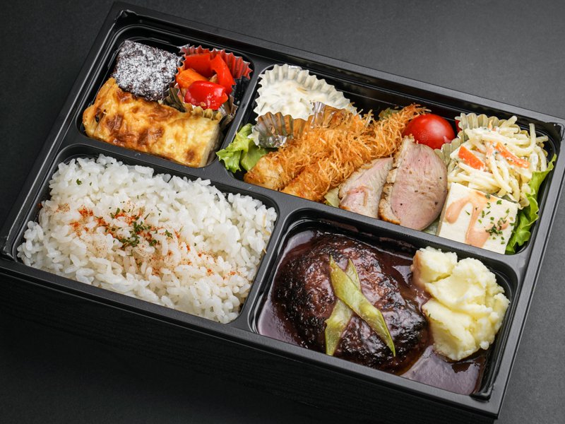 ハンバーグステーキ赤ワインソース