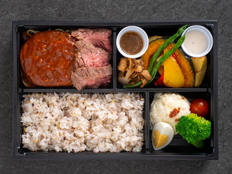 ハンバーグ＆ステーキ弁当