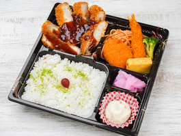 とんかつ＆エビフライ弁当