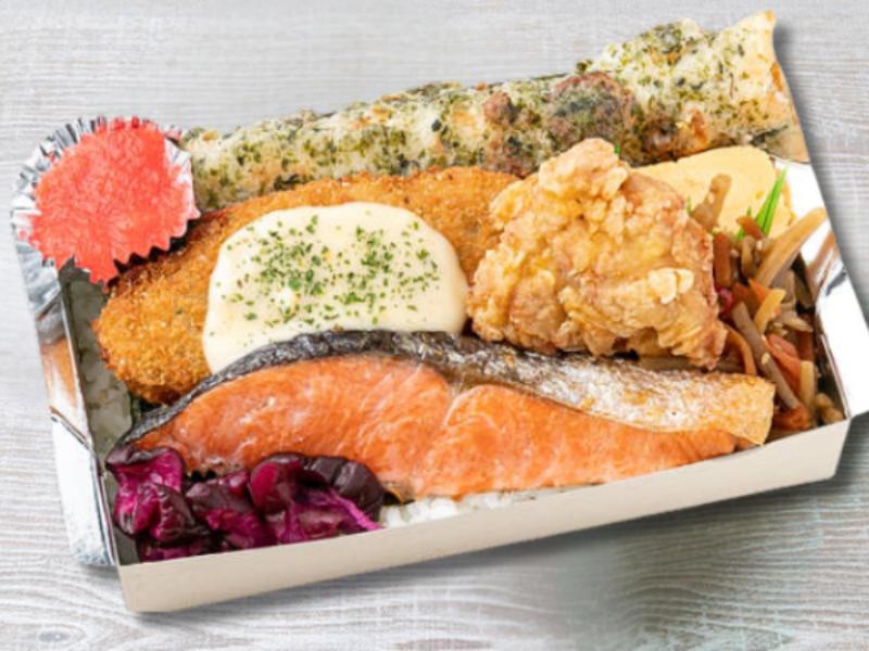 赤坂スペシャル明太 鮭の塩焼きのり弁