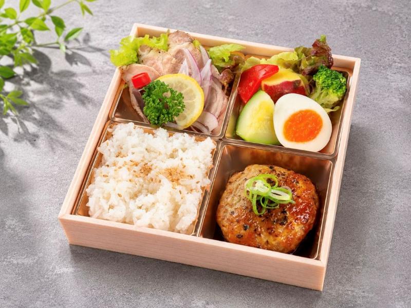 【2026夏弁当】和風おろしハンバーグとローストポーク【6月1日〜8月末】