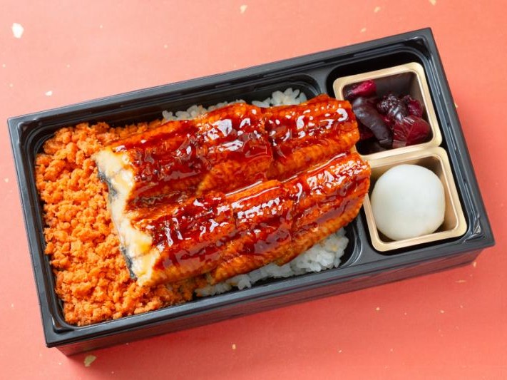 うなぎと鮭ほぐし重【匠】