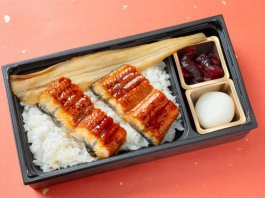 うなぎと穴子1本重【吟】