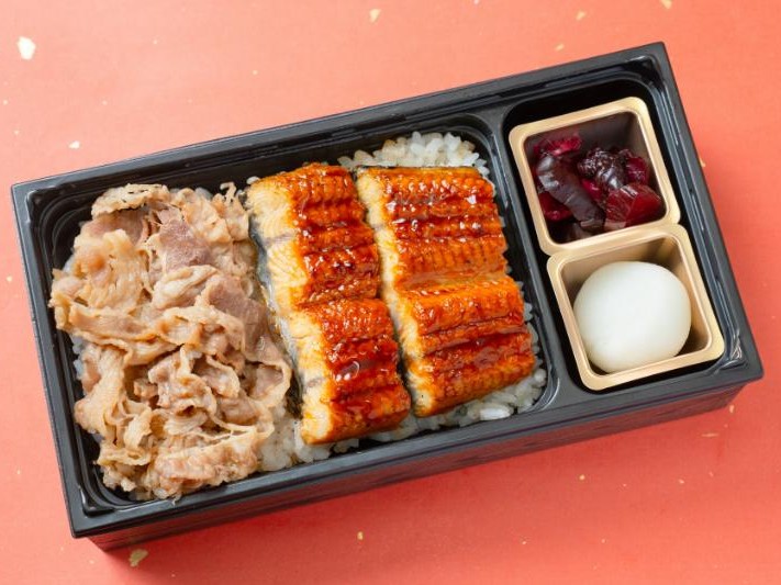うなぎと牛すき重【吟】