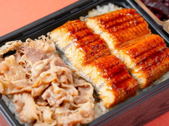 うなぎと牛すき重【吟】