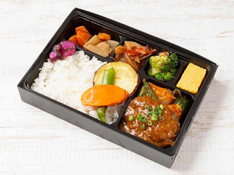 牛和風ハンバーグ和風弁当