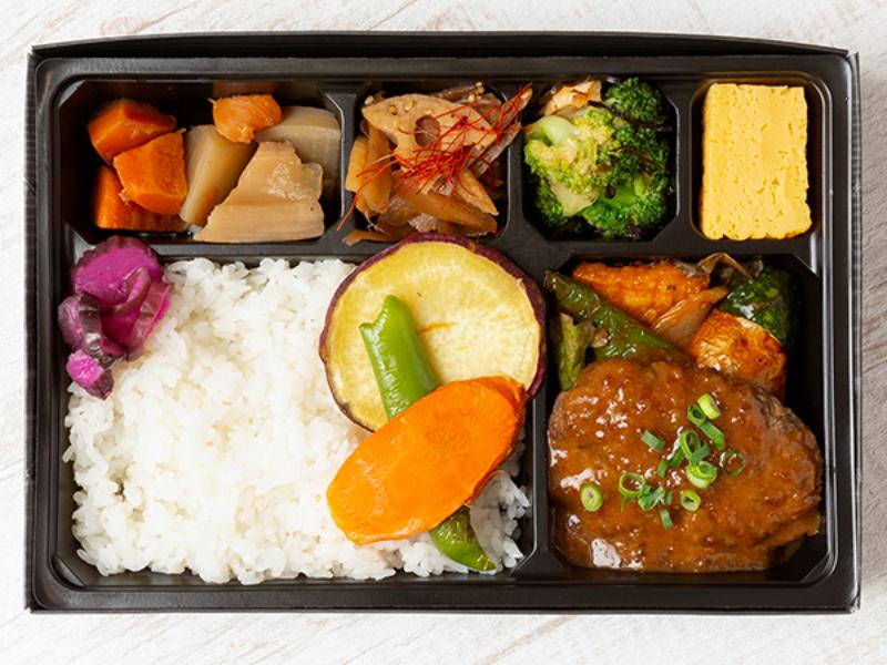 牛和風ハンバーグ和風弁当