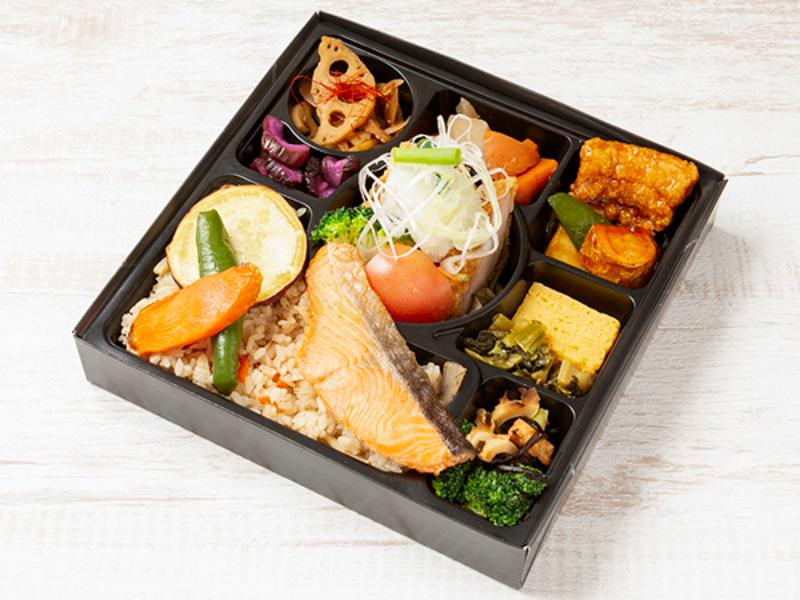 おろし竜田×鮭の塩焼き和風ＤＸ弁当