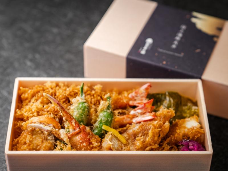 特上海鮮天丼弁当