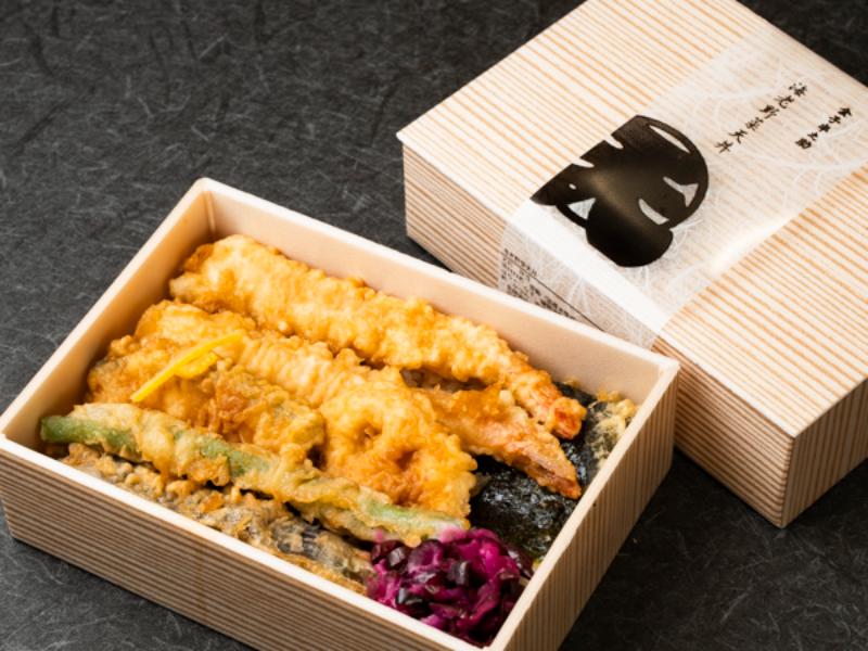 海老野菜天丼弁当