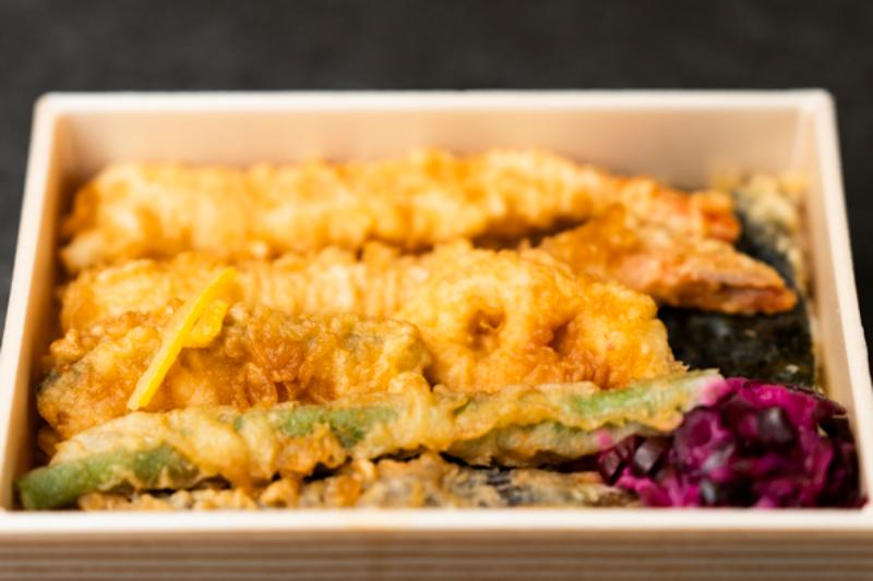 海老野菜天丼弁当