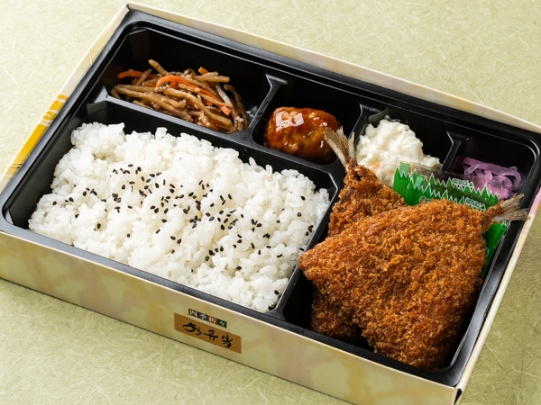 アジフライ弁当
