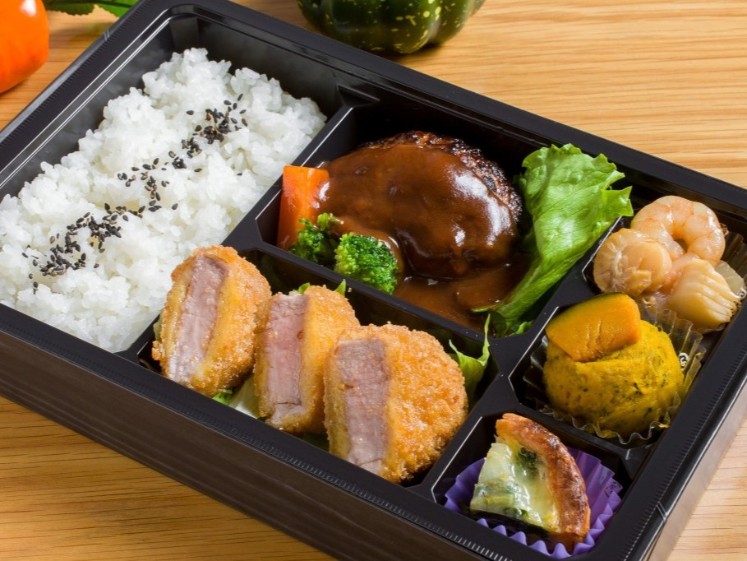 常陸牛まごころハンバーグ　ポークフィレカツ