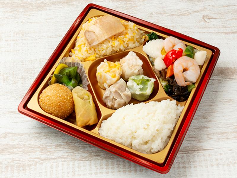 【華やか！】八宝菜＆焼売スクエア弁当