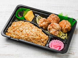 唐揚げ＆博多かしわ飯弁当