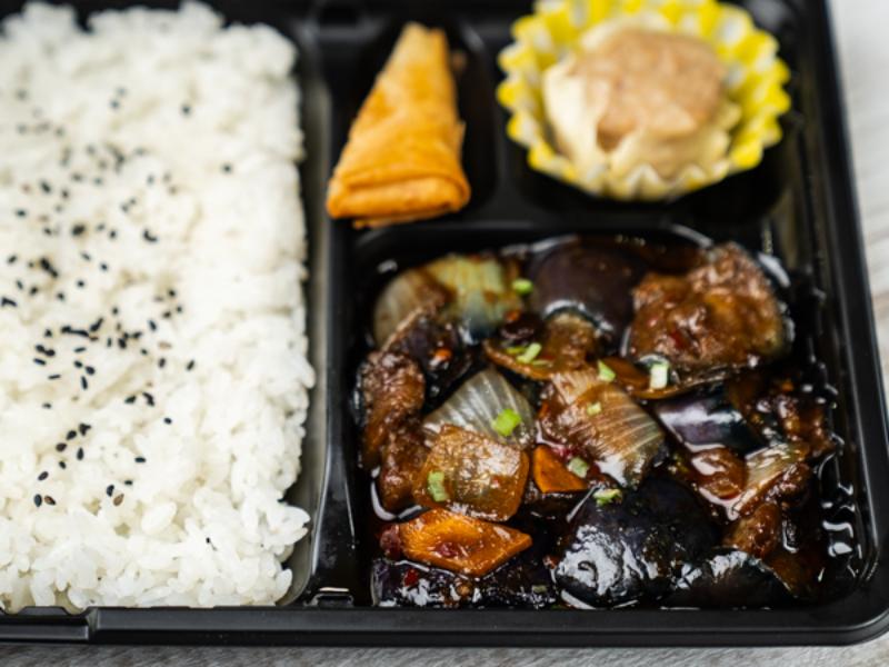麻婆茄子弁当