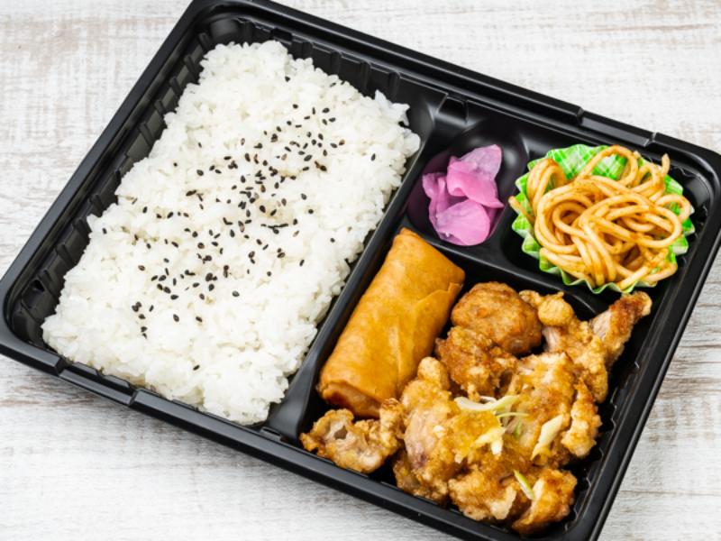 油淋鶏＆はるまき弁当
