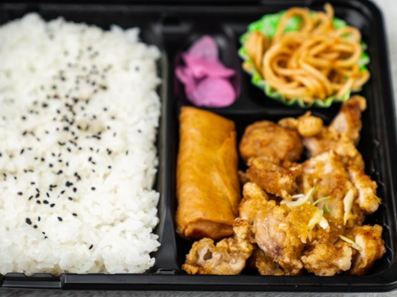 油淋鶏＆はるまき弁当