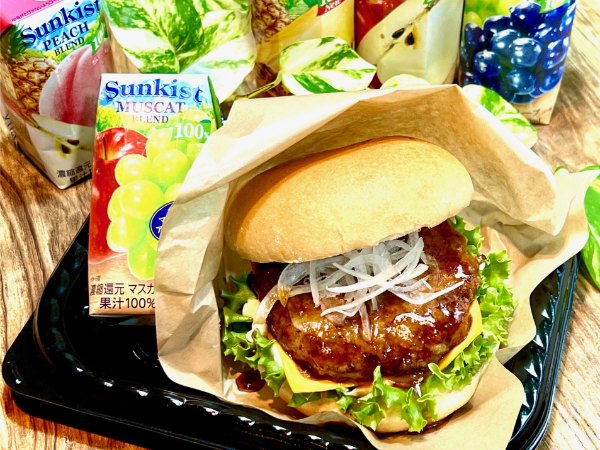 【肉厚照り焼きバーガー】黒毛和牛ハンバーグ使用（ドリンク付き）