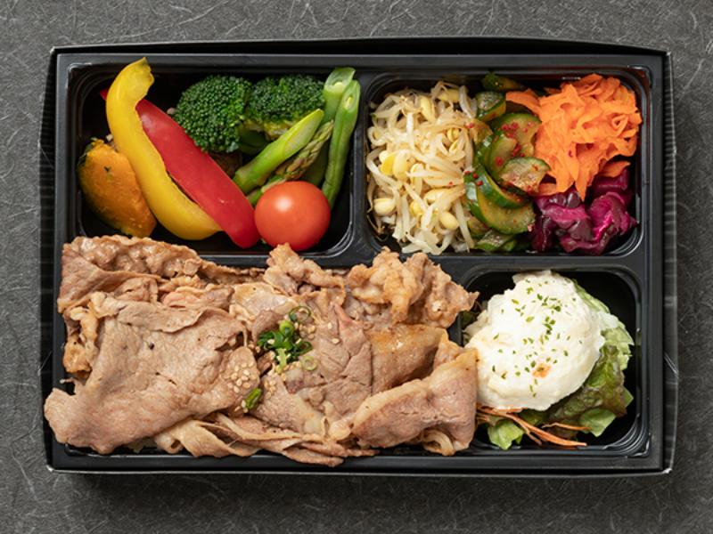 はみ出る国産牛リブロース＆カルビ焼肉弁当