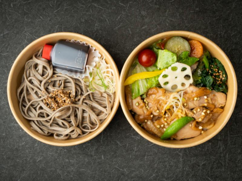 上州鶏そばみそ焼き弁当　ミニそば付き