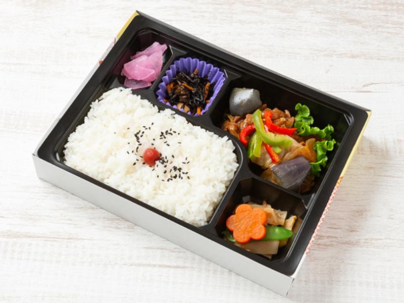 豚肉の味噌炒め弁当