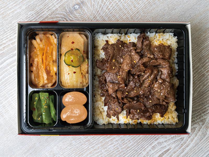 牛薄切弁当（ニンニク不使用）