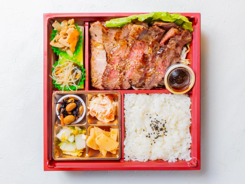 ステーキ焼肉亭白ごはんとステーキ御膳
