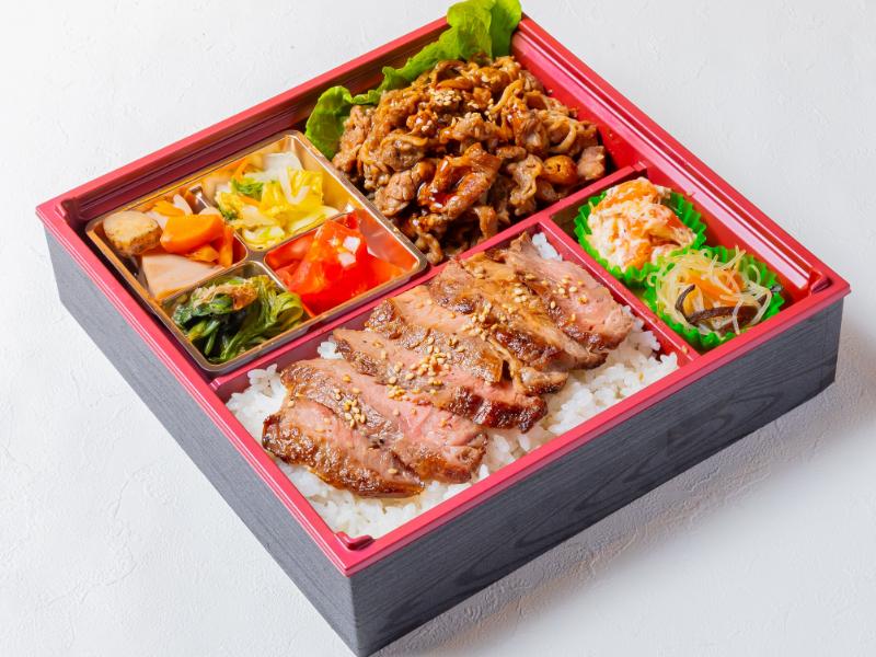 ステーキ焼肉亭ステーキ重＆焼肉御膳