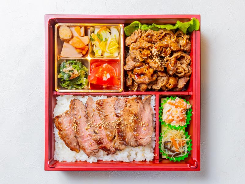 ステーキ焼肉亭ステーキ重＆焼肉御膳