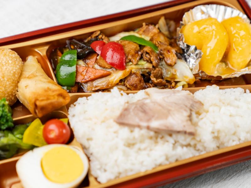 回鍋肉＆エビマヨ弁当