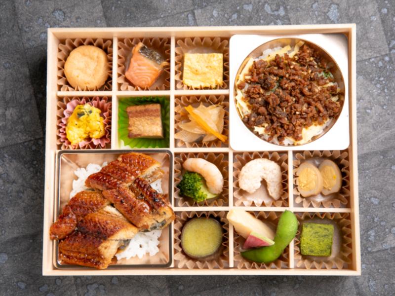 うな牛たんそぼろ弁当